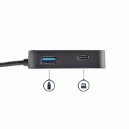 Adaptateur Multiport USB C - Mini Station d'Accueil USB-C Vidéo HDMI 4K - Gigabit Ethernet, Hub USB_4