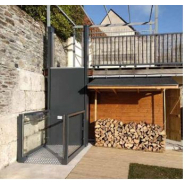 Plateforme  monte-escalier ouverte, compacte, polyvalente,   robuste avec technologies conviviales  - Hauteur de transport de 600mm à 3000mm - UnaPorte_4