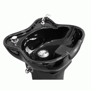 Bac à shampoing avec fauteuil électrique 2 sections pour salon de coiffure - 1106-hz-32845-allbk_4
