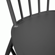 Chaises en aluminium Windsor noires - Lot de 4 - DX686 | Bolero_4