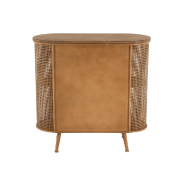 BUFFET ARRONDIE RIVO 2 PORTES EN ROTIN, BOIS NATUREL, MÉTAL_4