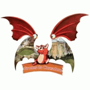 Magnet publicitaire personnalisable - Modèle chauve-souris en MDF avec impression quadrichromie_4