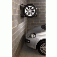 MOTTEZ - Support pneus mural B055P - Rangement 4 pneus neige ou été - Tube Ø 25mm - Charge max 4 pneus 255mm_4