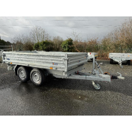 Remorque Benne Saris Acier HDS - 310 x 176 cm - PTAC 3500 Kg - Tri-benne - Pompe Électrique - Référence K3 310 176 3500 2 HDS E_4