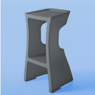 Tabouret haut intérieur/extérieur Karla - Sokoa - Anthracite_4