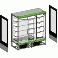 Vitrine réfrigérée murale libre service pour supermarché - 770 L | Tefcold - EXTRA1250CD_4