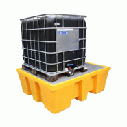 Bac de rétention 1000 litres plastique + caillebotis - Caillebotis acier galvanisé_4