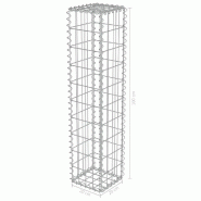 Vidaxl mur à gabion avec couvercles acier galvanisé 20 x 20 x 100 cm 143575_4