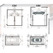 C2v & c4v - monte voiture - aci elevation - charge maximum de 2700 à 3000 kg_4