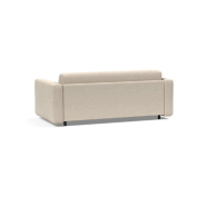 Innovation Living - Canapé design Killian convertible lit 195x140 cm - Tissu Phobos Latte - Matelas à ressorts multi-poches_4