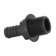 Raccord annelé - Droit - M 3/4