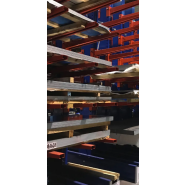 Rayonnage cantilever lourd, idéal pour le stockage de matériaux de construction, articles en vrac et produits métallurgiques - Capacité de  50Kg à 2 500kg /Bras_4