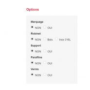 Tonneau Allary 55 litres avec marquage laser