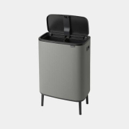 Poubelle Bo Touch Bin Hi 2 x 30 litres - Mineral Concrete Grey - Brabantia_4
