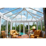 Véranda sur mesure BRIGHTON V4 - Version Vitrage sans Imposte_4