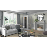 Ascenseur domestique sans gaine - design raffiné et grandes parois vitrées - Pollock Residential_4
