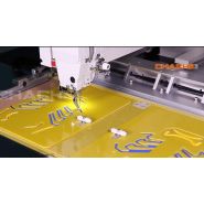 Cc-3020 - piqueuse plate - Shenzhen Chaocheng Sewing Technology Co., Ltd - puissance 220V - machine à coudre informatisée pour tissus lourds et cuir_4