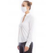 Chemise professionnelle femme - modèle Biot - personnalisable - manches longues ou courtes - Made in France_4