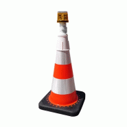 Feux Flash solaire pour cône_4