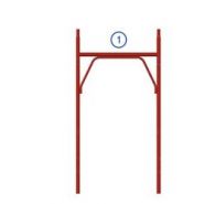 Échafaudage à douilles - GBM - charge maxi. 30kN/m² - Économique et facile à monter_4