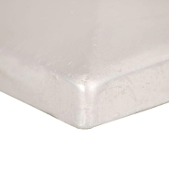 Vidaxl bouchons de poteau de clôture 6 pcs métal galvanisé 91x91 mm 145491_4