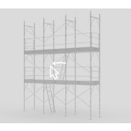 Rp 70 / Rp 105 - Système avec cadres à douilles Prépont - Échafaudage Ceta en acier galvanisé - Largeurs 70 cm et 105 cm_4