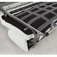 CANAPÉ CONVERTIBLE MIDNIGHT EXPRESS 160CM MATELAS 16CM POLYURÉTHANE BLANC_4