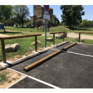 Butoir en bois pour parking_4