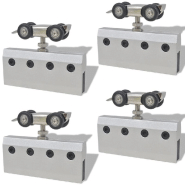 Vidaxl porte double coulissante verre 273735_4