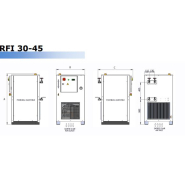 Refroidisseur d'eau à basse température - RFC - RFI - pour l'industrie, les process et les machines, plage de -20°C à 10°C_4