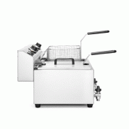 Friteuse Profi Line Analogique avec robinet de vidange 2x8L 230V HENDI_4