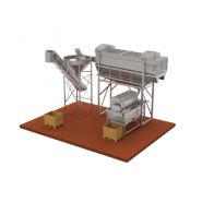 Laveur rotatif à aspersion - laveuses industrielles alimentaires - bruynooghe - 1200 x 4500 mm_4