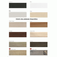Table haute NIL - Mobel Linea - 120, Gris_4