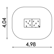 Mur d'escalade pour aire de jeux - Conforme EN1176 - Référence BT18046 - Structure en acier inoxydable avec prises HDPE_4