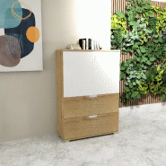 Armoire de direction TAK  hauteur 147 cm - Mobel Linea - Chêne veiné_4