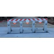 Barrière escamotable à fondation superficielle - Gibraltar G-2000 M50 P1 avec feux de signalisation double face_4