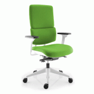 Fauteuil de bureau Wi Max avec coque blanche - Sokoa. - Oui, Vert 155_4