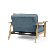 Fauteuil design convertible Innovation Living Dublexo Frej - Lit 90x115 cm - Piétement chêne clair - Soft Indigo_4