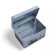 Boîte décorée en acier étamé 1/2 Junior - 120 x 87 x 60 mm - décor Marais Salants - BQBA0019_4