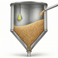 Détecteur de niveau pour solides SOLIBA - pour silos et trémies, résistant à la poussière IP68_4
