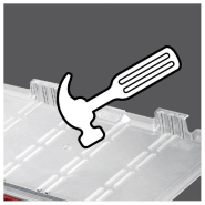 Keter mallette à outils mobile avec organisateur connect noir 443871_4