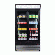 Réfrigérateur avec portes coulissantes en verres bez-780 sl noir l1120 7455.1398 COMBISTEEL_4
