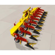 Sb02 - Butteuse agricole ZIBO - Châssis renforcé, rabattage hydraulique, 4 ou 8 rangs avec parallélogrammes_4