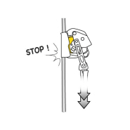 Antichute mobile ASAP LOCK - PETZL avec fonction de blocage pour corde verticale ou oblique_4