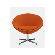 Fauteuil d'accueil vintage CIRCLE - Design épuré des années 60 - Différentes configurations disponibles_4