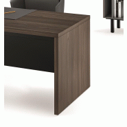 Bureau de direction Sile avec retour - Bralco - 180, Oui, Noyer_4