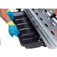 Scie sur table à pont, châssis aluminium pour le carreleur professionnelle - GÖLZ - TS250A_4