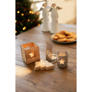 Bougie de Noël - Bougeoir naturel inclus - 37g_4