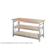 Rayonnage mi-lourd SMAI - robuste et polyvalent pour réserve, atelier, logistique - Profondeur 500 à 1200 mm - Hauteur jusqu'à 5400 mm_4