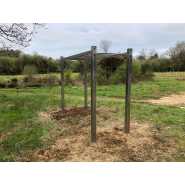 Station échelle horizontale en acier inoxydable - Référence SEH10 - 2m20 de hauteur standard_4